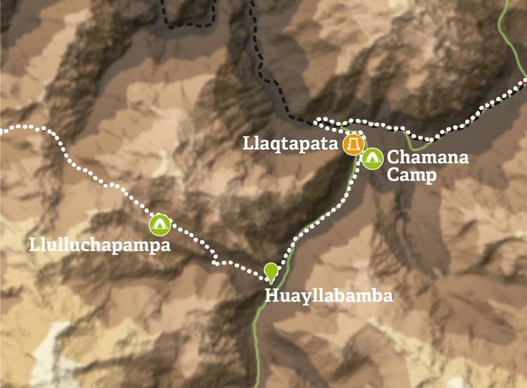 https://explorandes.net/products/inca-trail-to-machu-picchu/2/map/inca_trail_day_2_map_chamana_llulluchapampa.jpg